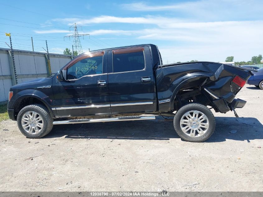 2010 Ford F150 Supercrew VIN: 1FTFW1EV2AFB40861 Lot: 12038790