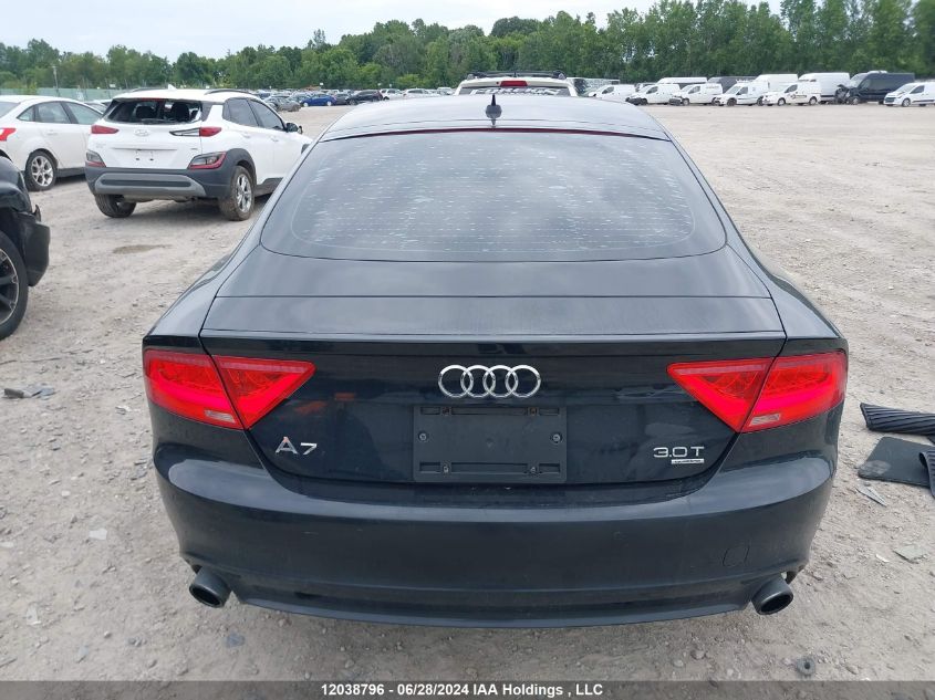 2013 Audi A7 VIN: WAU3GCFC6DN108186 Lot: 12038796