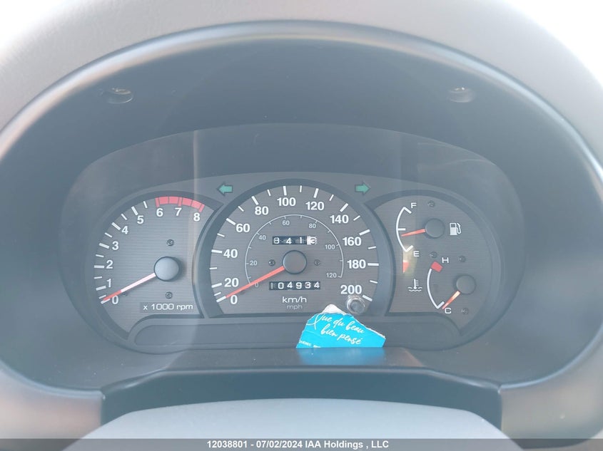 2001 Hyundai Accent VIN: KMHCG35G41U153325 Lot: 12038801