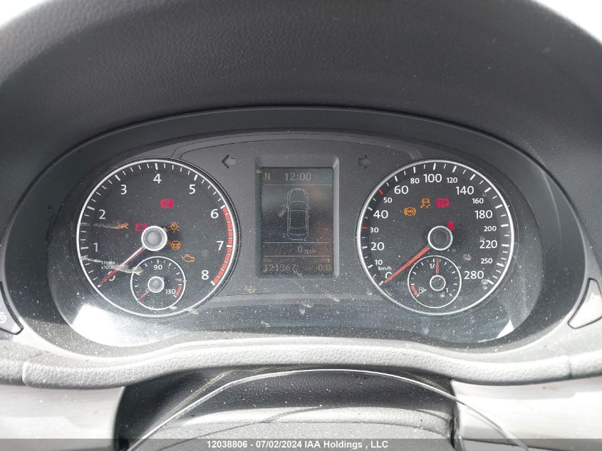 2015 Volkswagen Passat VIN: 1VWBS7A35FC092506 Lot: 12038806