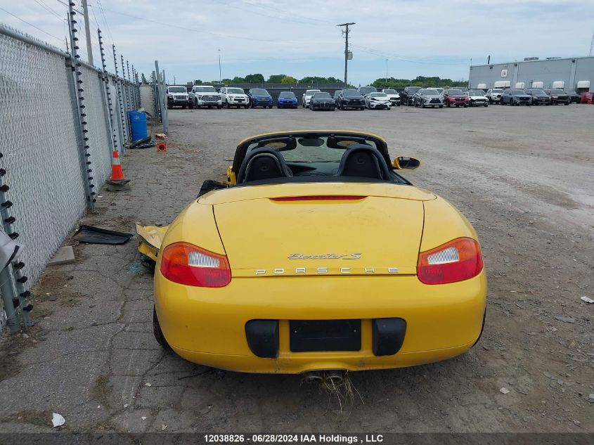 2001 Porsche Boxster S VIN: WP0CB29861S660366 Lot: 12038826