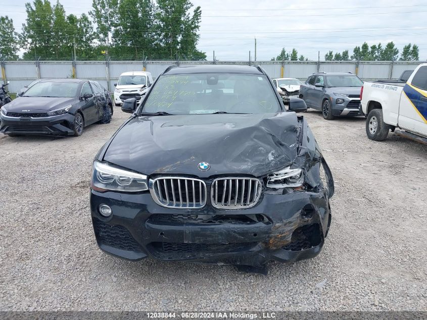 2016 BMW X3 xDrive28I VIN: 5UXWX9C54G0D64970 Lot: 12038844