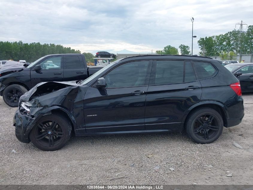 2016 BMW X3 xDrive28I VIN: 5UXWX9C54G0D64970 Lot: 12038844