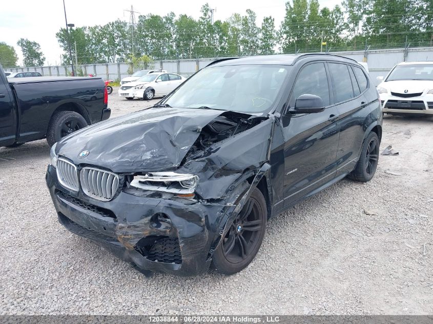 2016 BMW X3 xDrive28I VIN: 5UXWX9C54G0D64970 Lot: 12038844