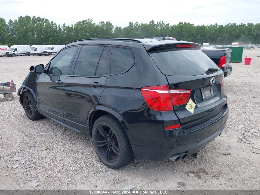 2016 BMW X3 xDrive28I VIN: 5UXWX9C54G0D64970 Lot: 12038844