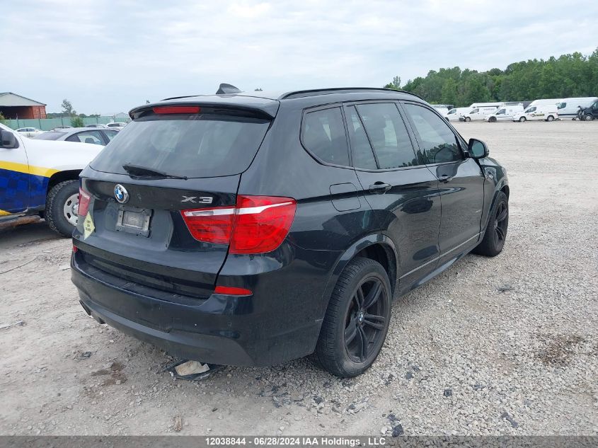 2016 BMW X3 xDrive28I VIN: 5UXWX9C54G0D64970 Lot: 12038844