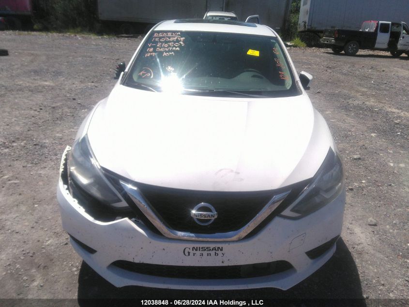 2018 Nissan Sentra VIN: 3N1AB7AP1JY216503 Lot: 12038848
