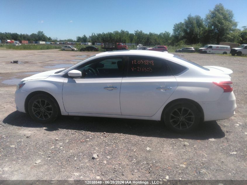 2018 Nissan Sentra VIN: 3N1AB7AP1JY216503 Lot: 12038848
