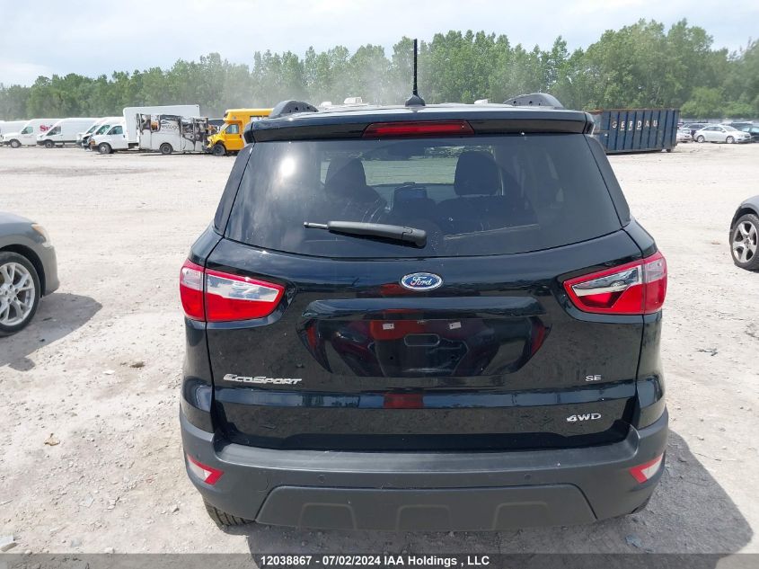 2019 Ford Ecosport VIN: MAJ6S3GL5KC278874 Lot: 12038867