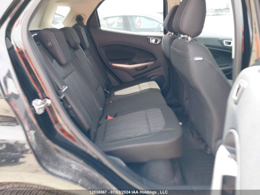 2019 Ford Ecosport VIN: MAJ6S3GL5KC278874 Lot: 12038867