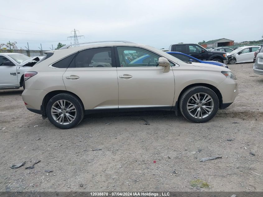 2013 Lexus Rx 350/Base/F Sport VIN: 2T2BK1BA1DC179476 Lot: 12038870