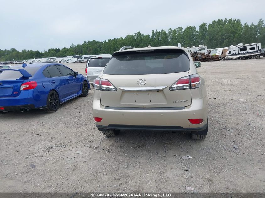 2013 Lexus Rx 350/Base/F Sport VIN: 2T2BK1BA1DC179476 Lot: 12038870