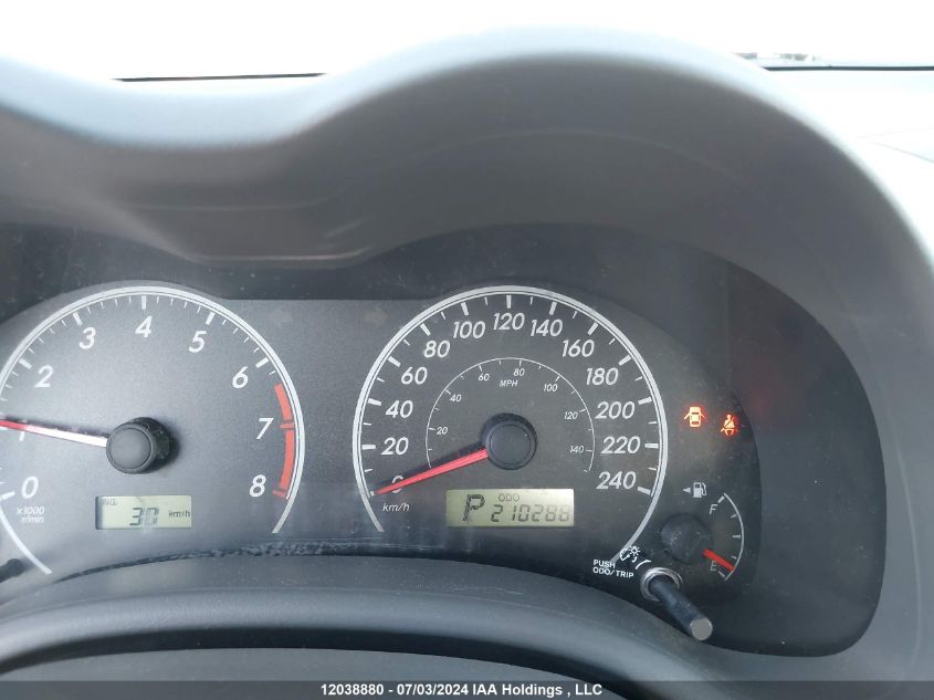 2010 Toyota Corolla VIN: 2T1BU4EE5AC303193 Lot: 12038880