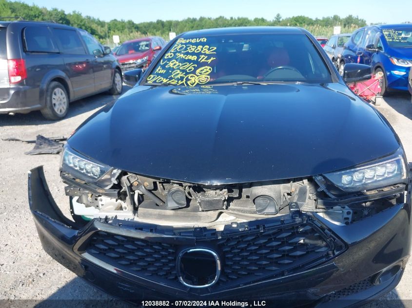 2020 Acura Tlx VIN: 19UUB1F64LA800216 Lot: 12038882