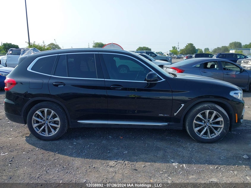 2018 BMW X3 3.0I VIN: 5UXTR9C59JLC74183 Lot: 12038892