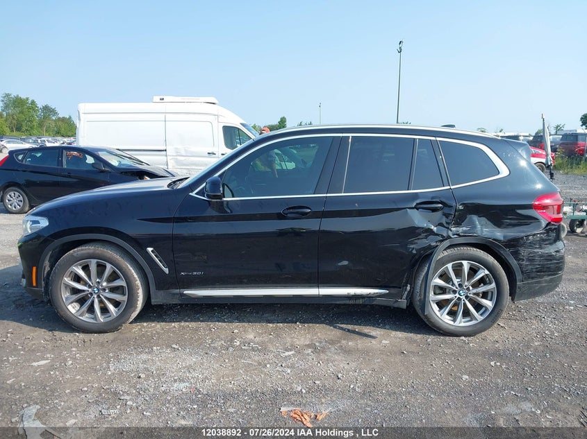 2018 BMW X3 3.0I VIN: 5UXTR9C59JLC74183 Lot: 12038892