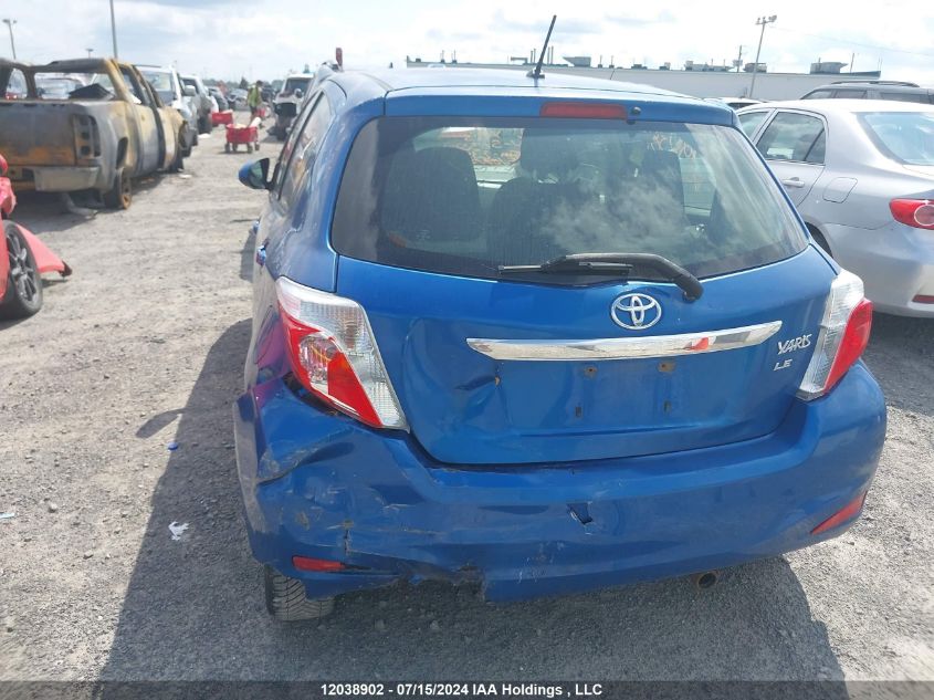 2012 Toyota Yaris VIN: JTDKTUD31CD533581 Lot: 12038902