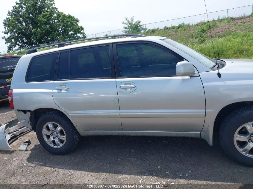 2006 Toyota Highlander V6 VIN: JTEHP21A960169388 Lot: 12038907