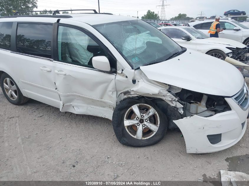 2011 Volkswagen Routan Se VIN: 2V4RW3DG7BR789552 Lot: 12038910