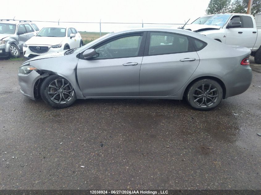 2015 Dodge Dart Sxt VIN: 1C3CDFBB5FD320665 Lot: 12038924