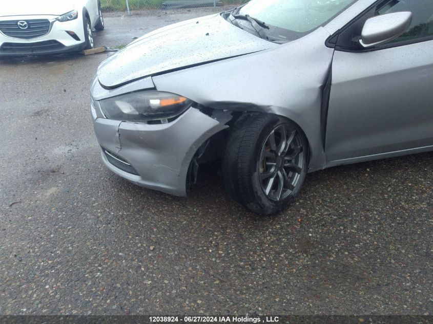 2015 Dodge Dart Sxt VIN: 1C3CDFBB5FD320665 Lot: 12038924