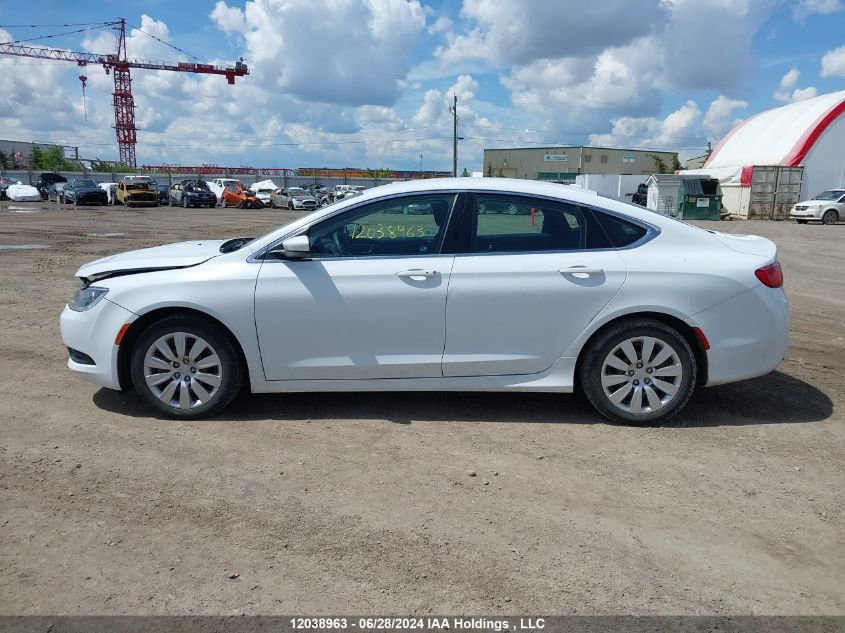 2016 Chrysler 200 VIN: 1C3CCCFB4GN190966 Lot: 12038963