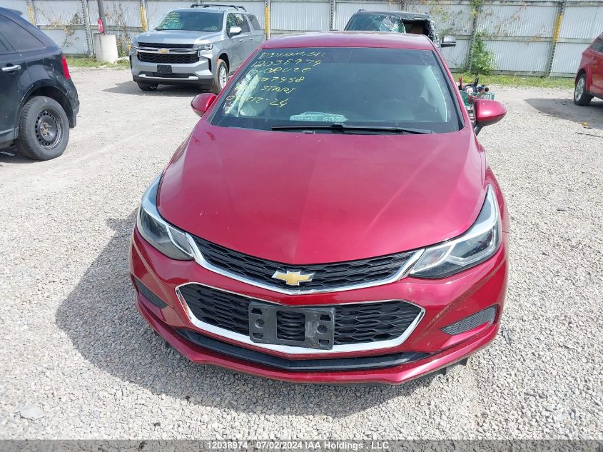 2017 Chevrolet Cruze VIN: 3G1BE5SMXHS507458 Lot: 12038974
