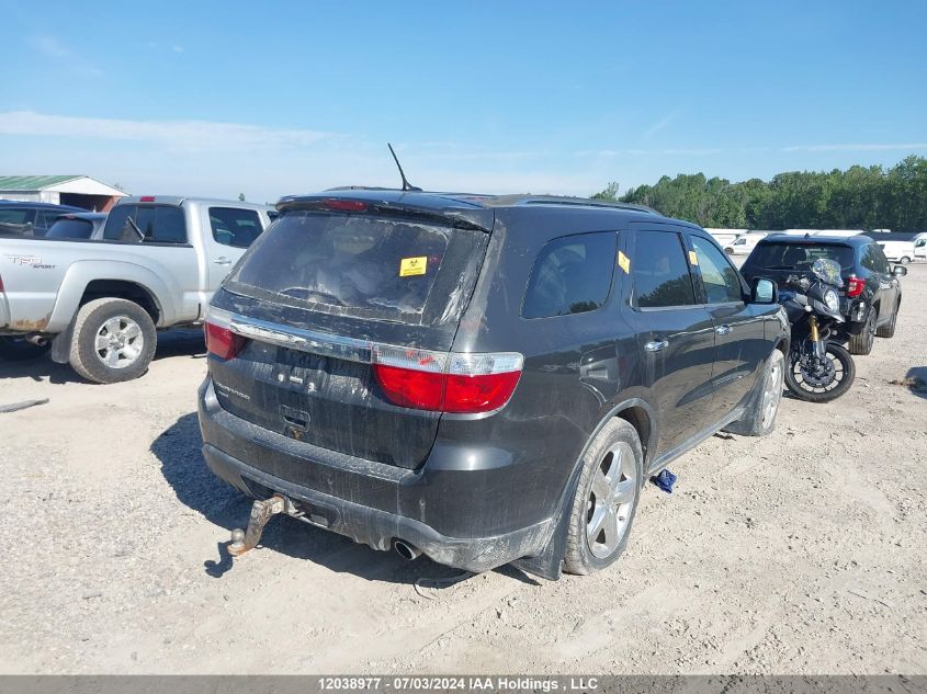 2011 Dodge Durango Citadel VIN: 1D4RE5GG6BC743890 Lot: 12038977