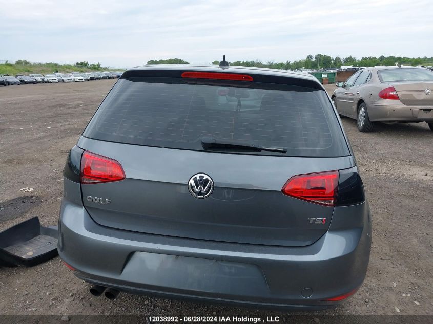 2015 Volkswagen Golf VIN: 3VW217AU5FM007139 Lot: 12038992