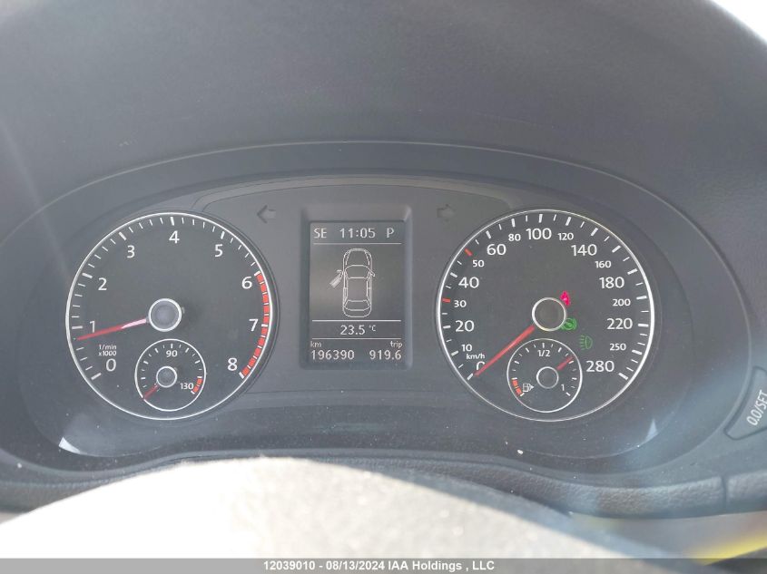 2014 Volkswagen Passat VIN: 1VWAS7A36EC097496 Lot: 12039010