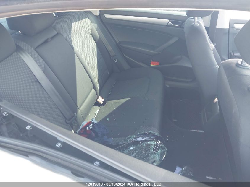 2014 Volkswagen Passat VIN: 1VWAS7A36EC097496 Lot: 12039010