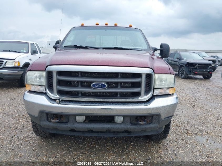 2004 Ford F350 Srw Super Duty VIN: 1FTSW31P44EC13241 Lot: 12039038