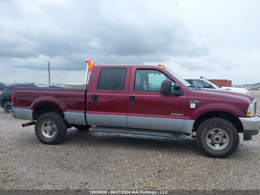 2004 Ford F350 Srw Super Duty VIN: 1FTSW31P44EC13241 Lot: 12039038
