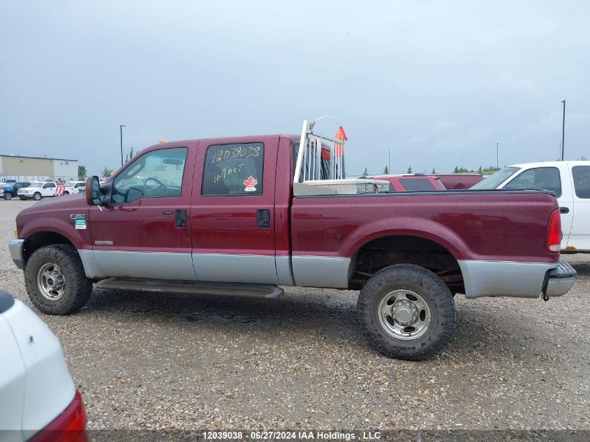 2004 Ford F350 Srw Super Duty VIN: 1FTSW31P44EC13241 Lot: 12039038