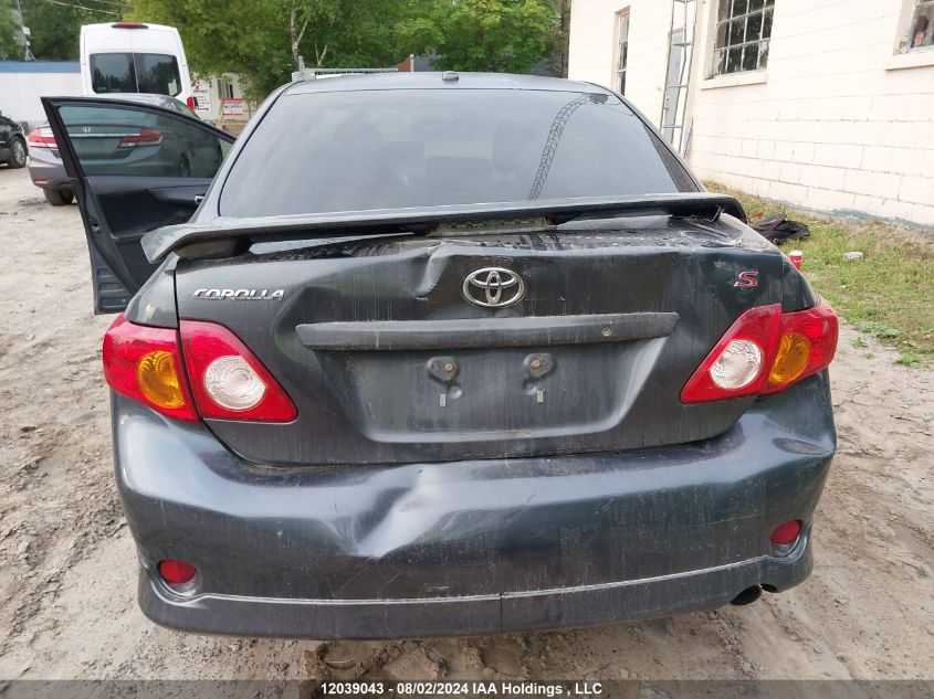2009 Toyota Corolla S/Le/Xle VIN: 2T1BU40EX9C141080 Lot: 12039043