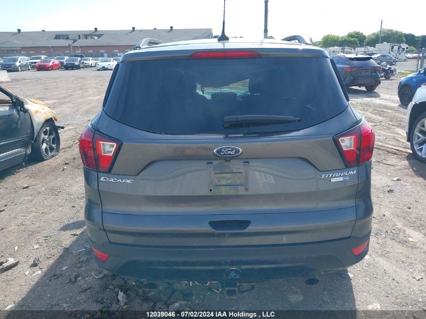 2019 Ford Escape Titanium VIN: 1FMCU9J90KUB39961 Lot: 12039046