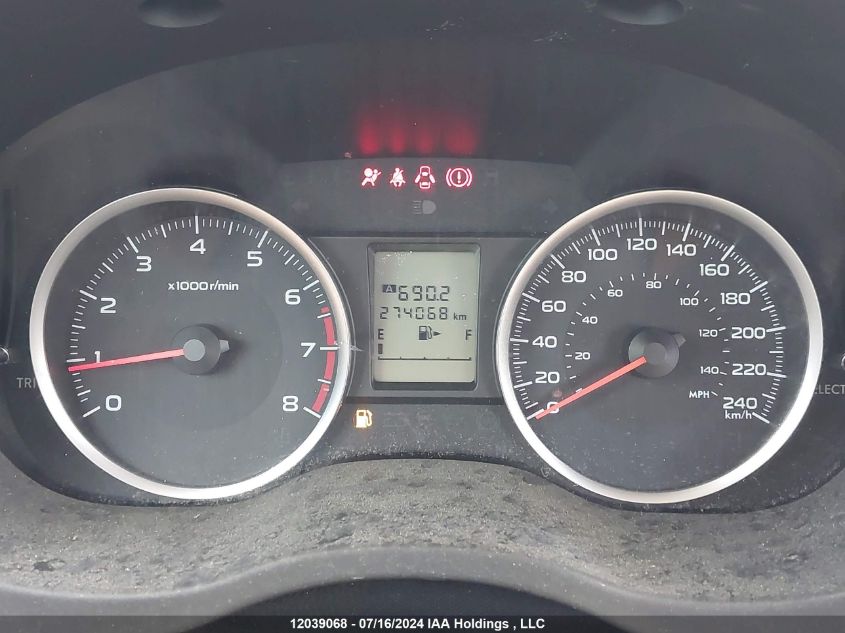 2015 Subaru Forester VIN: JF2SJCBC6FG484174 Lot: 12039068