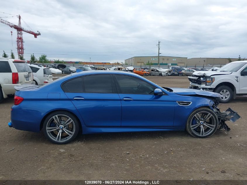 2013 BMW M5 VIN: WBSFV9C58DC772699 Lot: 12039070