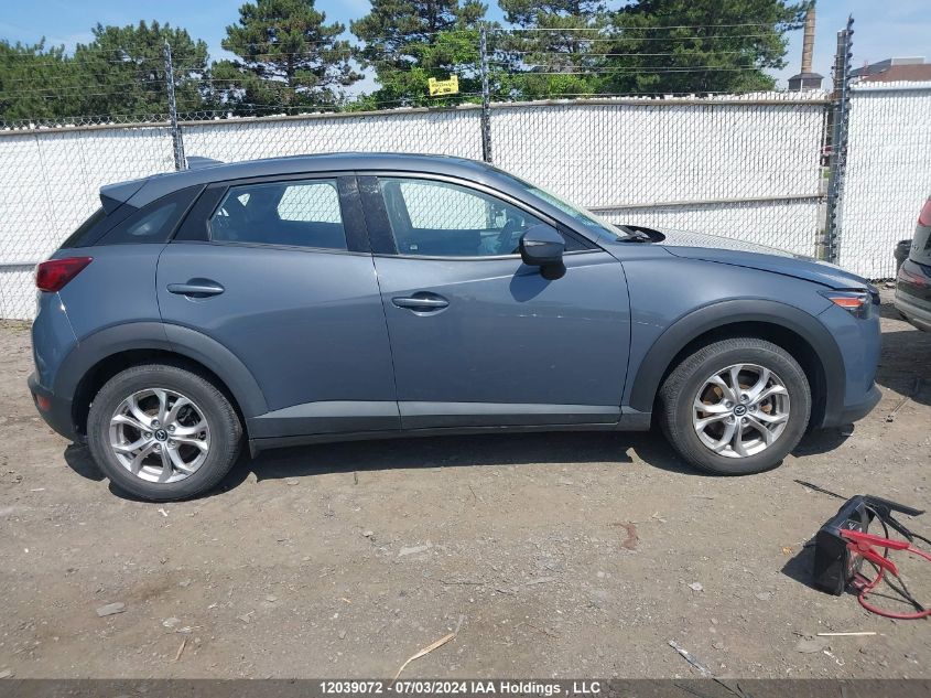 2021 Mazda Cx-3 VIN: JM1DKFC72M1505450 Lot: 12039072