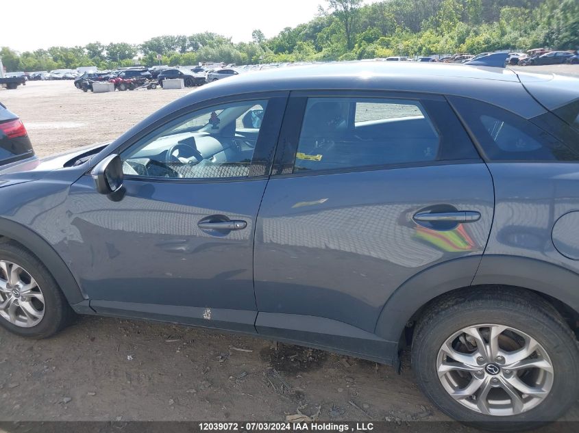 2021 Mazda Cx-3 VIN: JM1DKFC72M1505450 Lot: 12039072