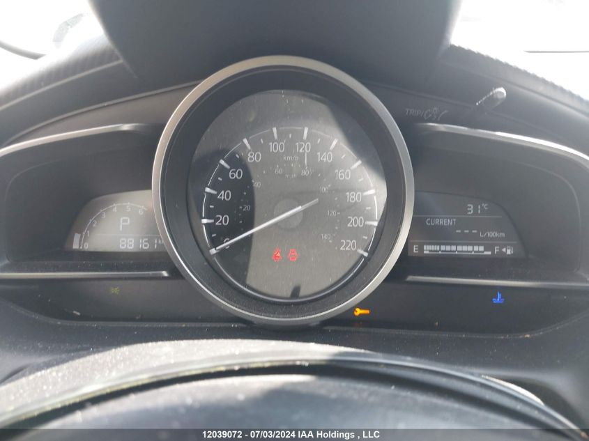 2021 Mazda Cx-3 VIN: JM1DKFC72M1505450 Lot: 12039072