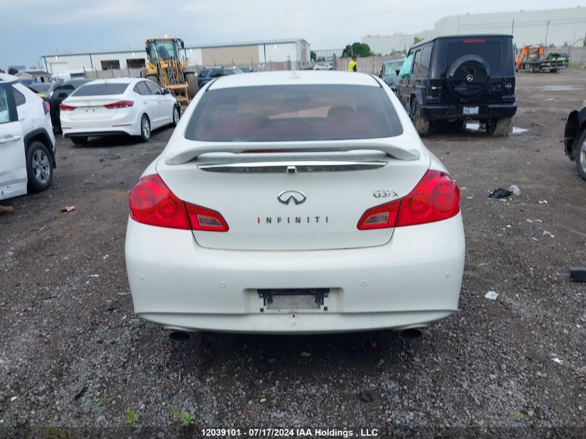 2010 Infiniti G37X VIN: JN1CV6AR2AM453256 Lot: 12039101