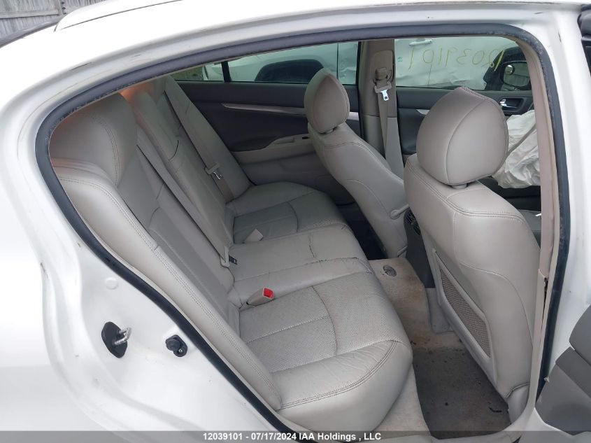 2010 Infiniti G37X VIN: JN1CV6AR2AM453256 Lot: 12039101