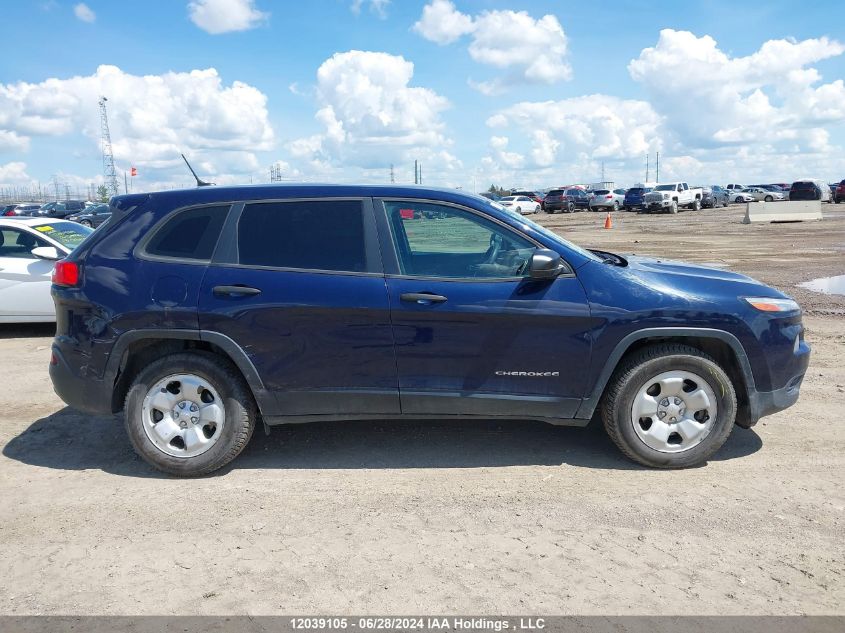 2016 Jeep Cherokee Sport VIN: 1C4PJMAS0GW311146 Lot: 12039105