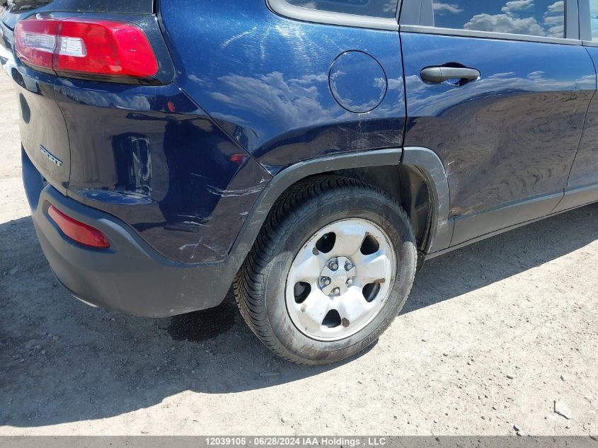 2016 Jeep Cherokee Sport VIN: 1C4PJMAS0GW311146 Lot: 12039105