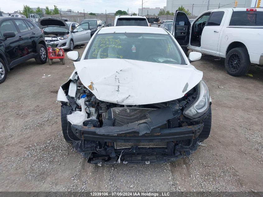 2016 Hyundai Elantra L VIN: 5NPDH4AE3GH713807 Lot: 12039106