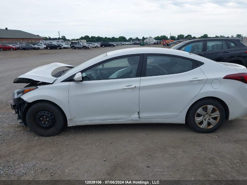 2016 Hyundai Elantra L VIN: 5NPDH4AE3GH713807 Lot: 12039106
