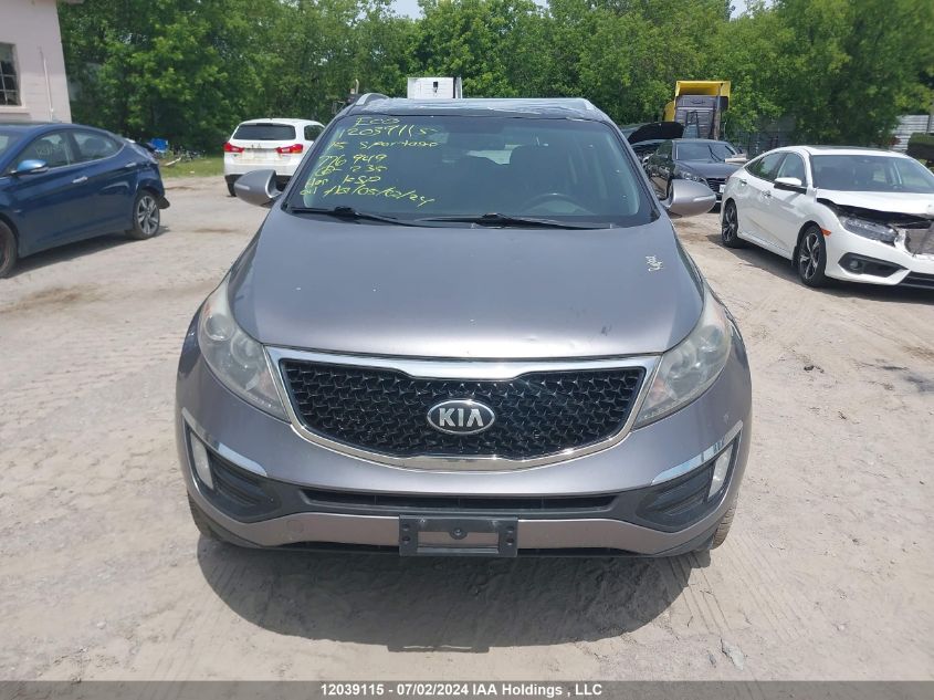 2015 Kia Sportage VIN: KNDPCCAC9F7776949 Lot: 12039115