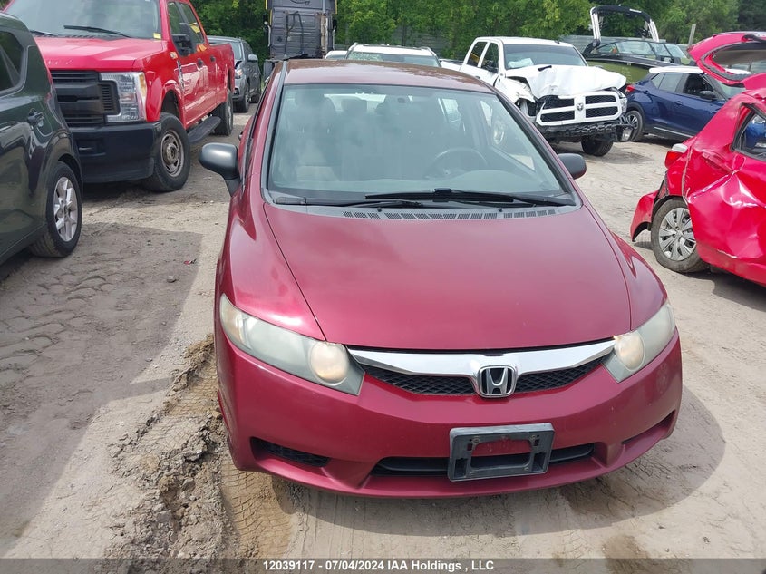 2009 Honda Civic Sdn VIN: 2HGFA15409H010451 Lot: 12039117