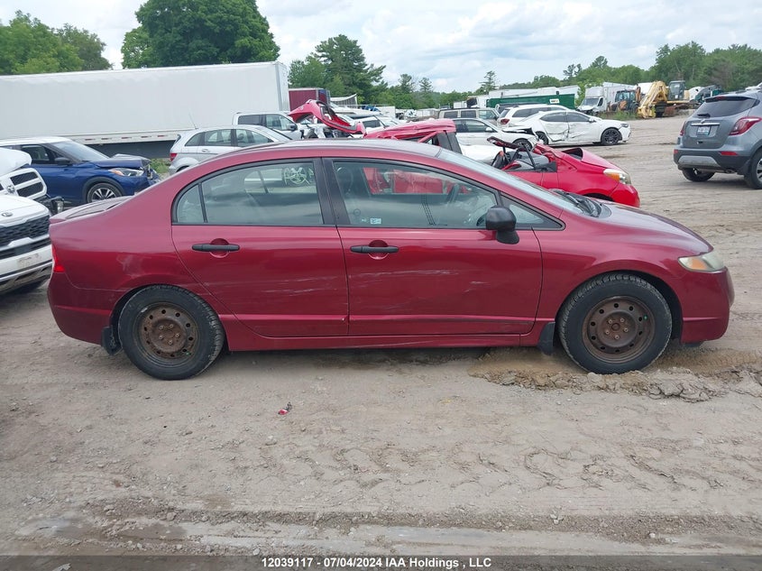 2009 Honda Civic Sdn VIN: 2HGFA15409H010451 Lot: 12039117